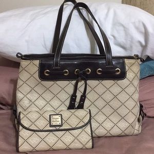 Tan Dooney and Bourke purse